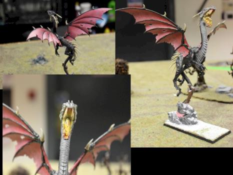 Dark Elf Dragon by NorthernLass