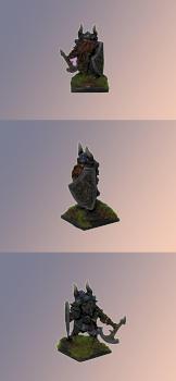Dain Deepaxe Dwarven Hero by ipaintminiatures