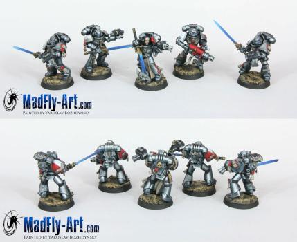 Grey Knight Strike Squad 1 by MadFlyArtStudio