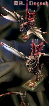 Ancent Blood Dragon on Hell Steed, Vampire Counts, Undead, Light LED by Strigoi85