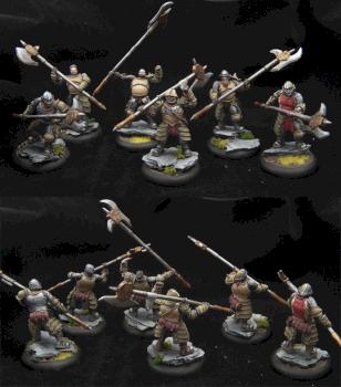 Mercenaries - Steelhead Halberdiers by Fafel