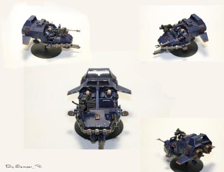 Crimson Fists Landspeeder by Semper_fi