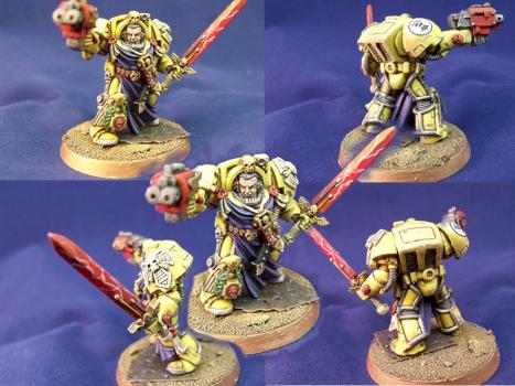 Imperial Fists Captain/Sergeant by mminghella71