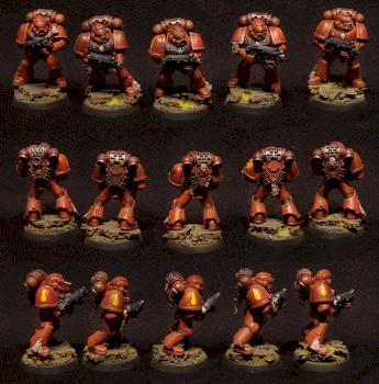 Blood Angels Combat Squad by Seravee
