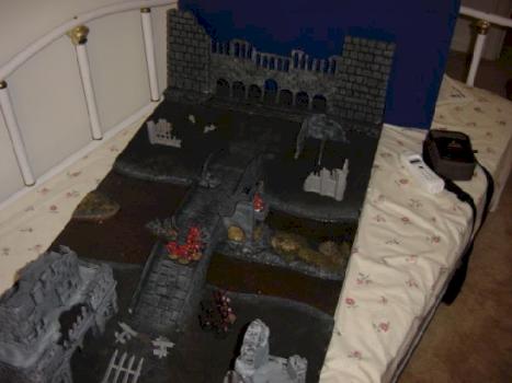 My citifight/osgiliath terrain board by FLEXCopMNPD