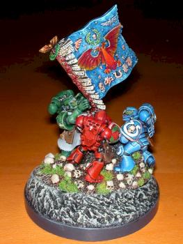 SPACE MARINE IWO JIMA(Front) by Gabe