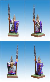 Lancier Elfe Noir (Dark Elf Spearman) by Morathi1988