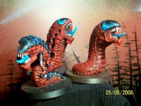 Tyranid blood worms canifex head conversion by peternlaurie