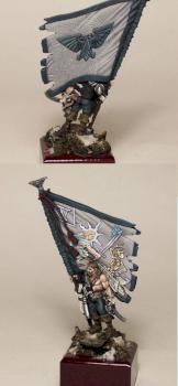Vostroyan standard bearer by Deucalion