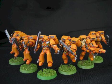 Space Tiger Marines Veteran Assault Squad by Mad Cat