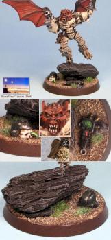 40K CHAOS SPACE MARINE DAEMON PRINCE (Night Lords) by dunesea