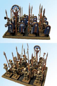 Khemri skeleton warriors by Glaurung