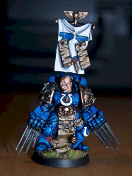 Ultramarine Captain Sicarius by cerebralerebus
