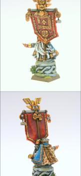 Dwarf Battle Standard Bearer by Tomek Es