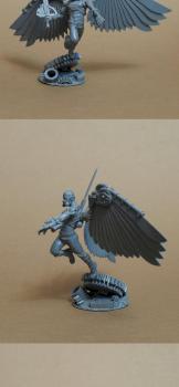 SteamAngel, 54mm,  my sculpt in resin by Dimitry