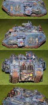 Space Wolves Land Raider Redeemer by Darog