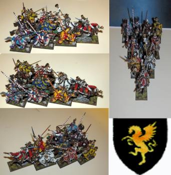 Bretonnian Grail Unit old Lance formation by peloso