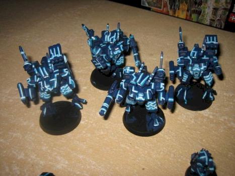 Tron Tau Crisis suits by scharling