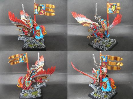 Warhammer Bretonnian King Leoncouer by tinman755