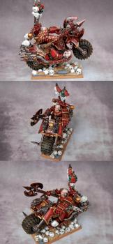 Khorne World Eaters Lord on Bike by mf_Greg