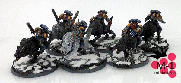 Space Wolves Thunderwolf Cavalry by malinek28