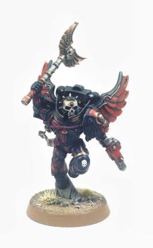 Space Marine Blood Angels Chaplain with Jump Pack by Dante Miniatures
