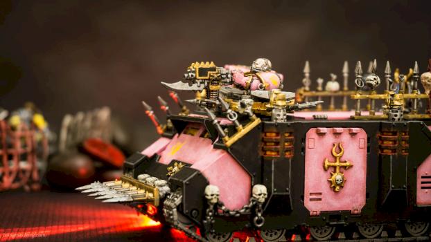 Chaos Space Marine Rhino Emperor's Children by BrooksMcclary