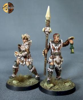 Kingdom Death Survivors in Lion Armour by ZandrisIv