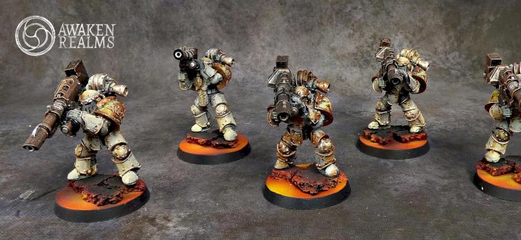 Horus Heresy Death Guard Lascannon Squad by Awaken Realms
