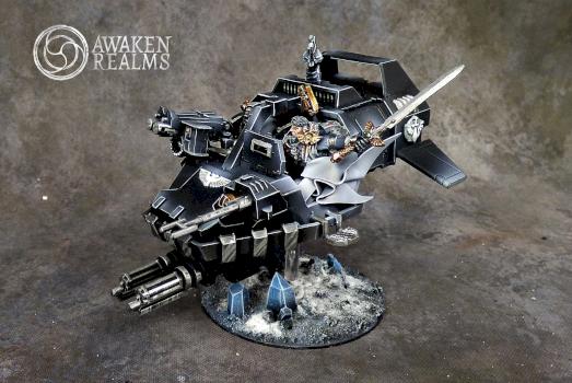 Dark Angels Ravenwing Sammael in Sableclaw by Awaken Realms
