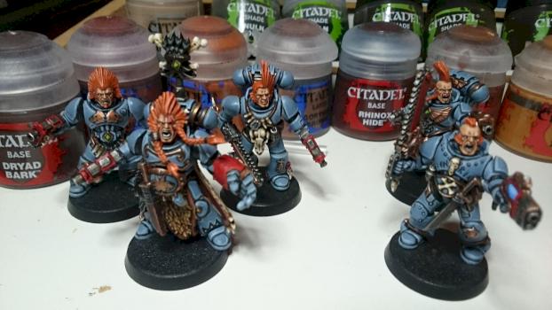 Space Wolves Egil Redfits's Blood Claws by PlayerOne