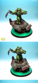 CALAS TYPHON FIRST CAPTAIN OF THE DEATH GUARD by piterminiatures