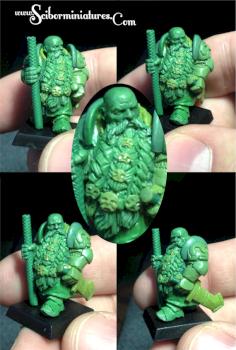 Dwarf greenstuff by Scibor