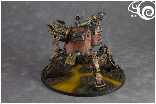 Adeptus Mechanicus Onager Dunecrawler by minichameleon