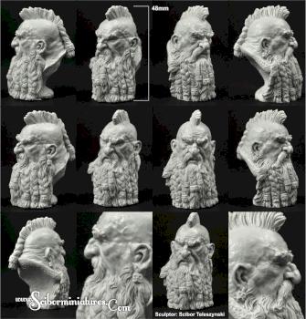 Dwarf mini bust by Scibor