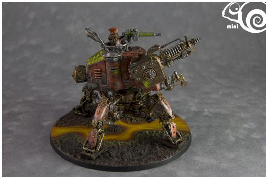 Adeptus Mechanicus Onager Dunecrawler by minichameleon