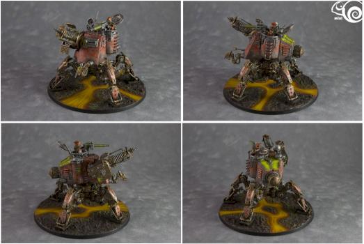 Adeptus Mechanicus Onager Dunecrawler by minichameleon