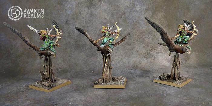 Wood Elves Warhawk Riders by Awaken Realms