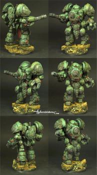 Sci Fi Celtic Mech 130mm total height by Scibor