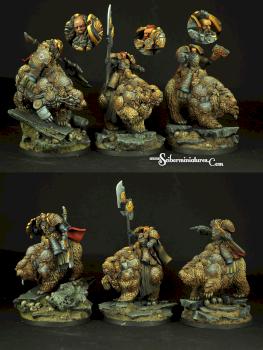 Sci Fi Bear Riders by Scibor