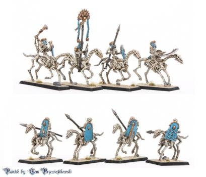 TOMB KINGS SKELETON HORSEMEN by mediatrade