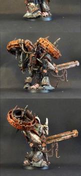 Death Guard Nurgle Demon Prince with rotors (wings) by Xcorac