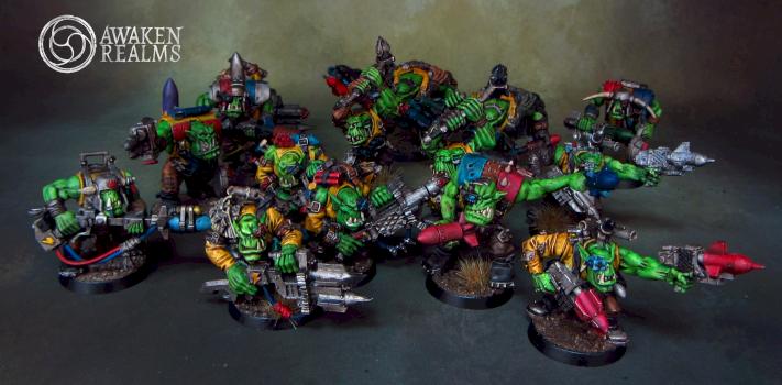 Ork Tankbustas conversion by Awaken Realms