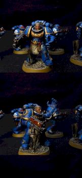 Space Marine Tactical Squad I Ultramarines by SavageDPainting