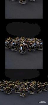 Space Marines Squad with Sonic Weapons by SavageDPainting