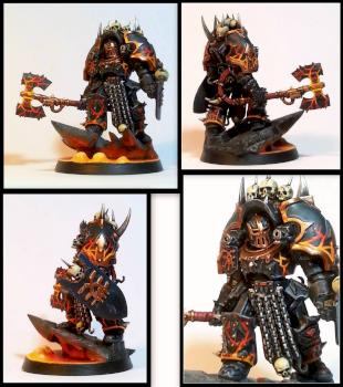Hakanor's Reavers Chaos Lord in terminator armour by Southpaw