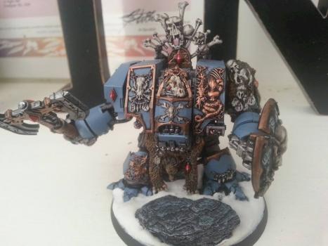 space wolves dreadnought by TPaint