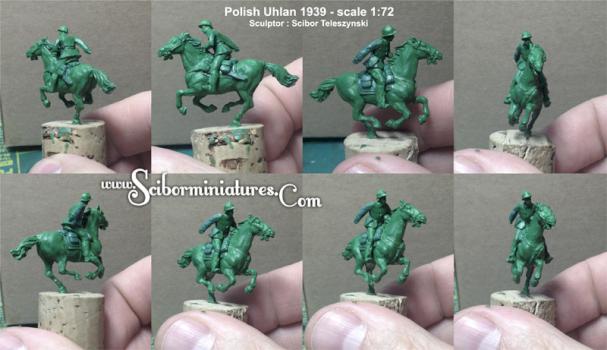 Polish Ulhan 1939 - scale 1:72 work in progress by Scibor
