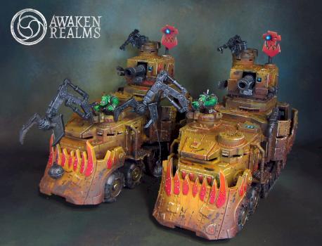 Ork Battlewagons by Awaken Realms
