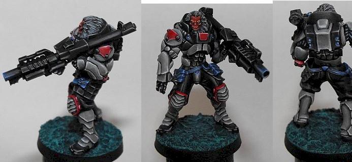 Infinity, Combined Army, Morat Vanguard Infantry (ML) by bajdur